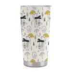 20oz Single Silver Rim Custom Car Cup