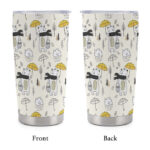 20oz Single Silver Rim Custom Car Cup - Image 3