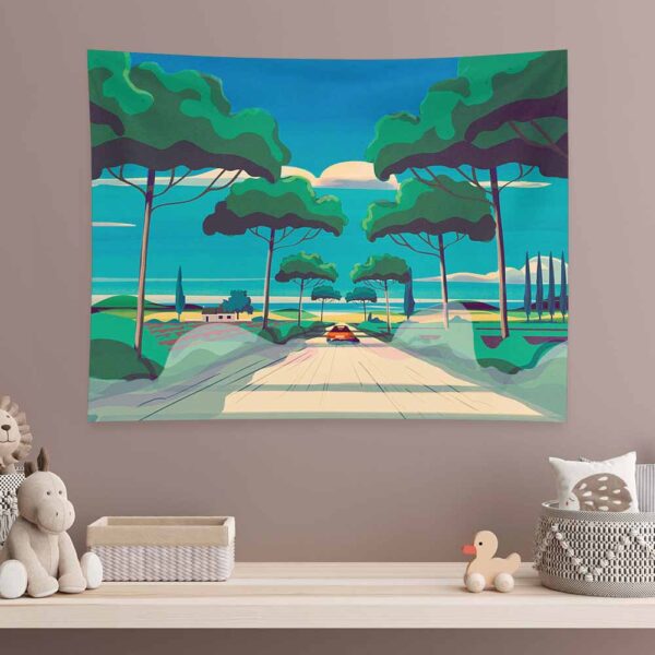 Horizontal Wall Tapestry