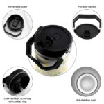 Customizable 30oz Insulated Car Tumbler with Handle - Powder Coated, Leak-Proof & Personalizable - Image 8