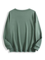 240g Crew Neck Sweatshirt - Single-Side Heat-Transfer Print - Image 2