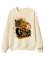 Custom Crew Neck Sweatshirt - Double-Sided Heat-Transfer Print - Image 3