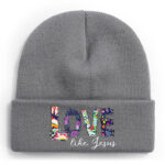 Custom Knit Beanie - Heat-Transfer Print