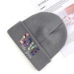 Custom Knit Beanie - Heat-Transfer Print - Image 4