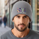 Custom Knit Beanie - Heat-Transfer Print - Image 6