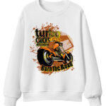Custom Crew Neck Sweatshirt - Single-Side Heat-Transfer Print