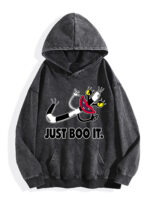 400g Washed Vintage Hoodie - Drawcord-Free | Single-Side Print - Image 3