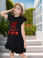 Kids' Flutter Sleeve Dress - Image 3