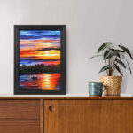 Vertical European Style Framed Wall Art - Image 3