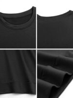 240g Custom Crew Neck Sweatshirt - Double-Sided White Ink Heat-Transfer - Image 3