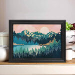 Horizontal European Style Framed Wall Art - Image 4