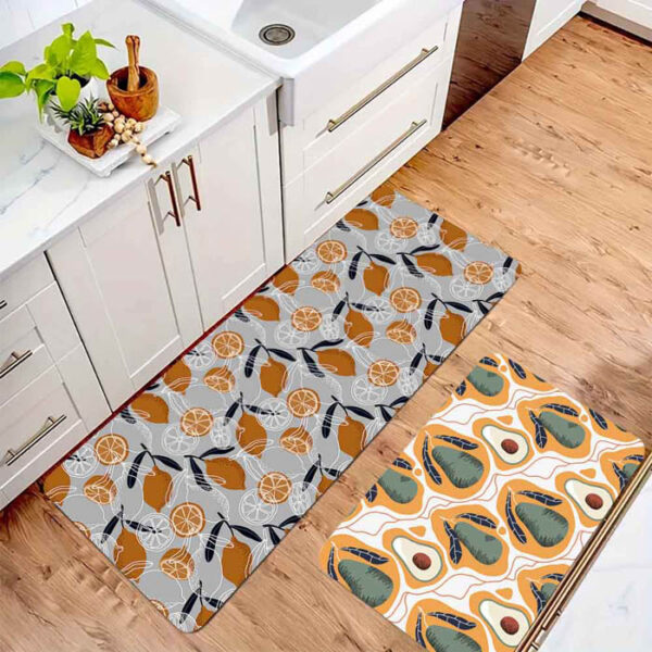 Kitchen Two-Piece Floor Mat Set